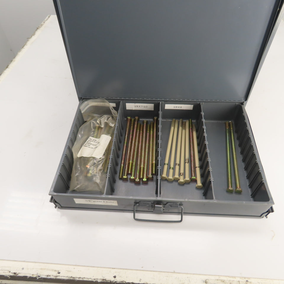 Durham 4-Drawer Ball Bearing Slide Storage Rack 1/4", 5/16", 3/8" Grade 8 Bolts