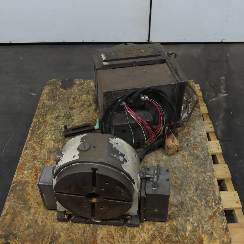 Tsudakoma 4th Axis Dual 12-1/2" Rotary Indexing Rotary Table Assembly