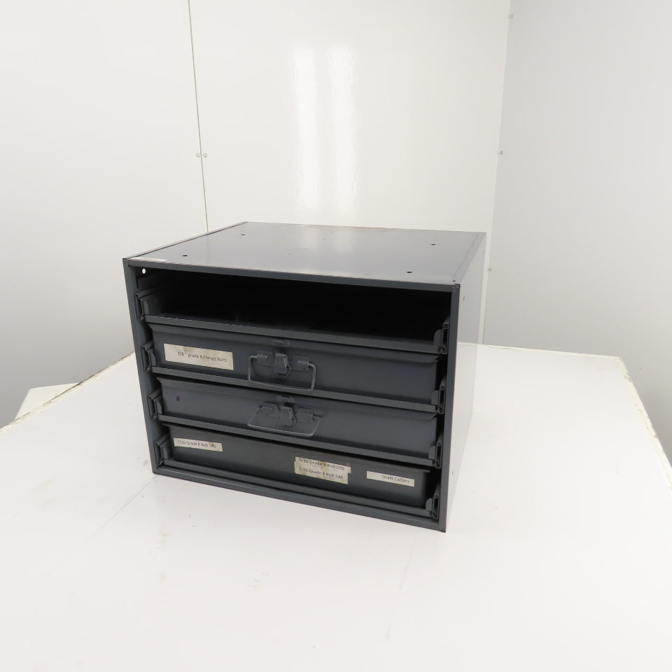 Durham 4-Drawer Ball Bearing Slide Storage Rack 3/8", 7/16", 9/16" Grade 8 Bolts