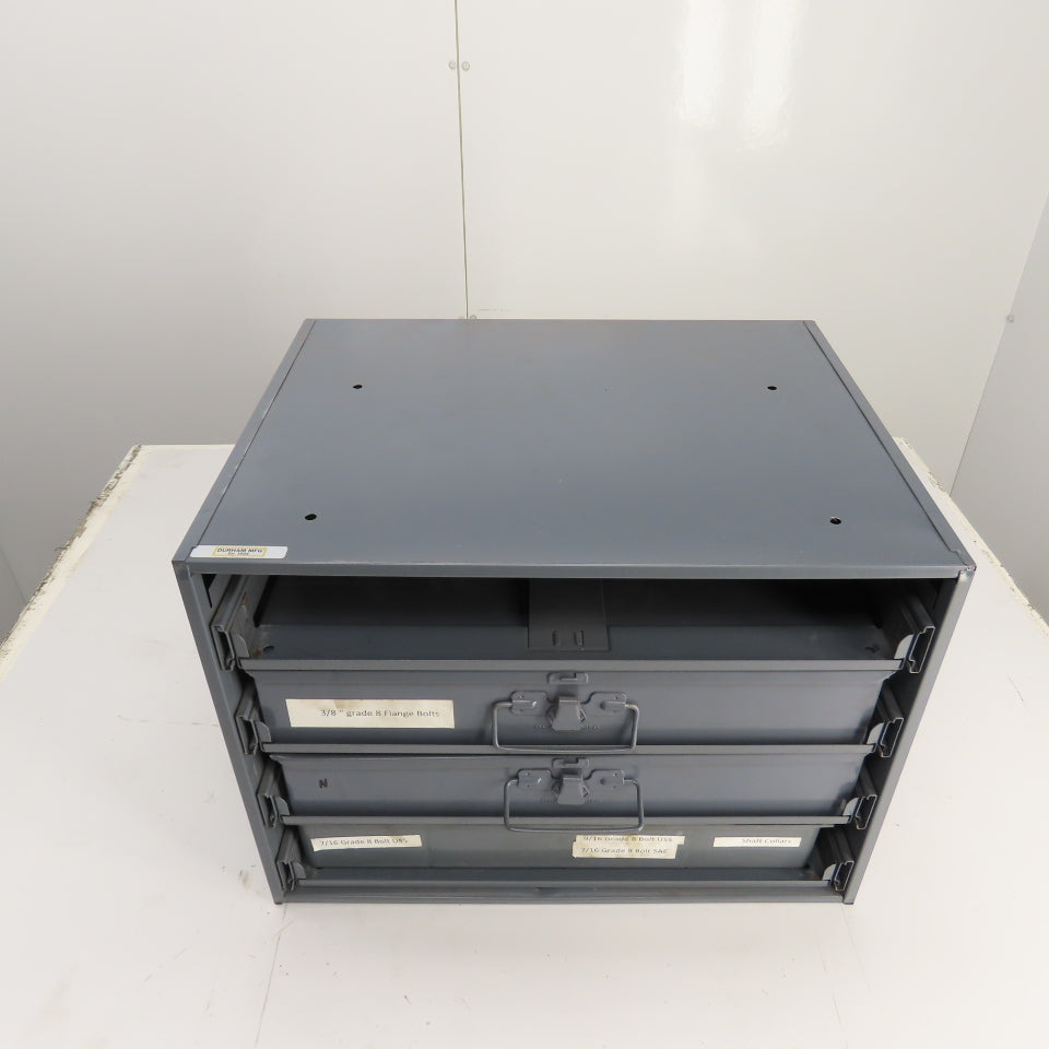Durham 4-Drawer Ball Bearing Slide Storage Rack 3/8", 7/16", 9/16" Grade 8 Bolts