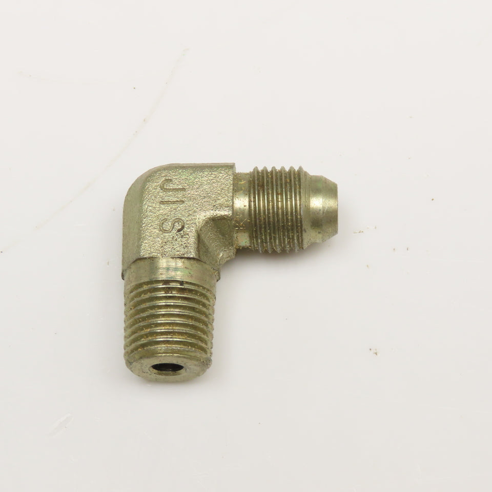 Parker 1/4" (-4) JIS 30° 1/4"-19 Male x 1/4-19 BSPP Male Elbow 90°