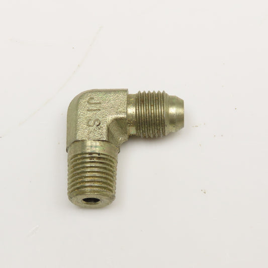 Parker 1/4" (-4) JIS 30° 1/4"-19 Male x 1/4-19 BSPP Male Elbow 90°