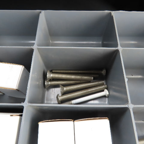 Durham 4-Drawer Ball Bearing Slide Storage Rack W/ Lots Of Misc. Bolts