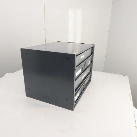 Durham 4-Drawer Ball Bearing Slide Storage Rack W/ Lots Of Misc. Bolts