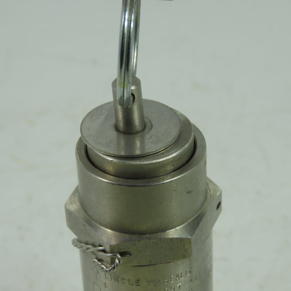 Circle Seal M5159T-4M(L) Stainless Steel Relief Valve 1/2" NPT