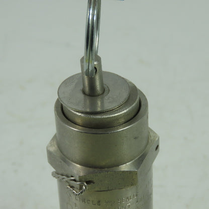 Circle Seal M5159T-4M(L) Stainless Steel Relief Valve 1/2" NPT
