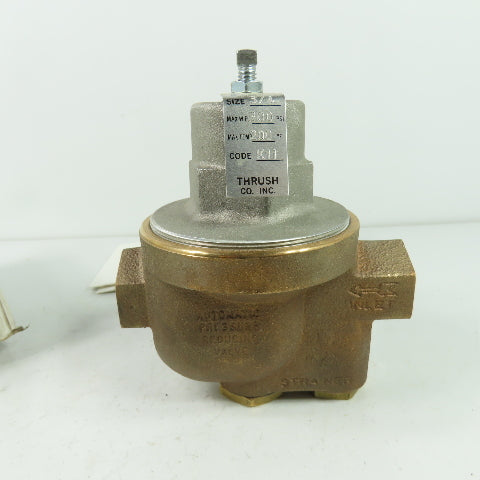 Thrush 417-20 60S 3/4 Bronze High Pressure Regulating Valve 300PSI 200° Temp K11