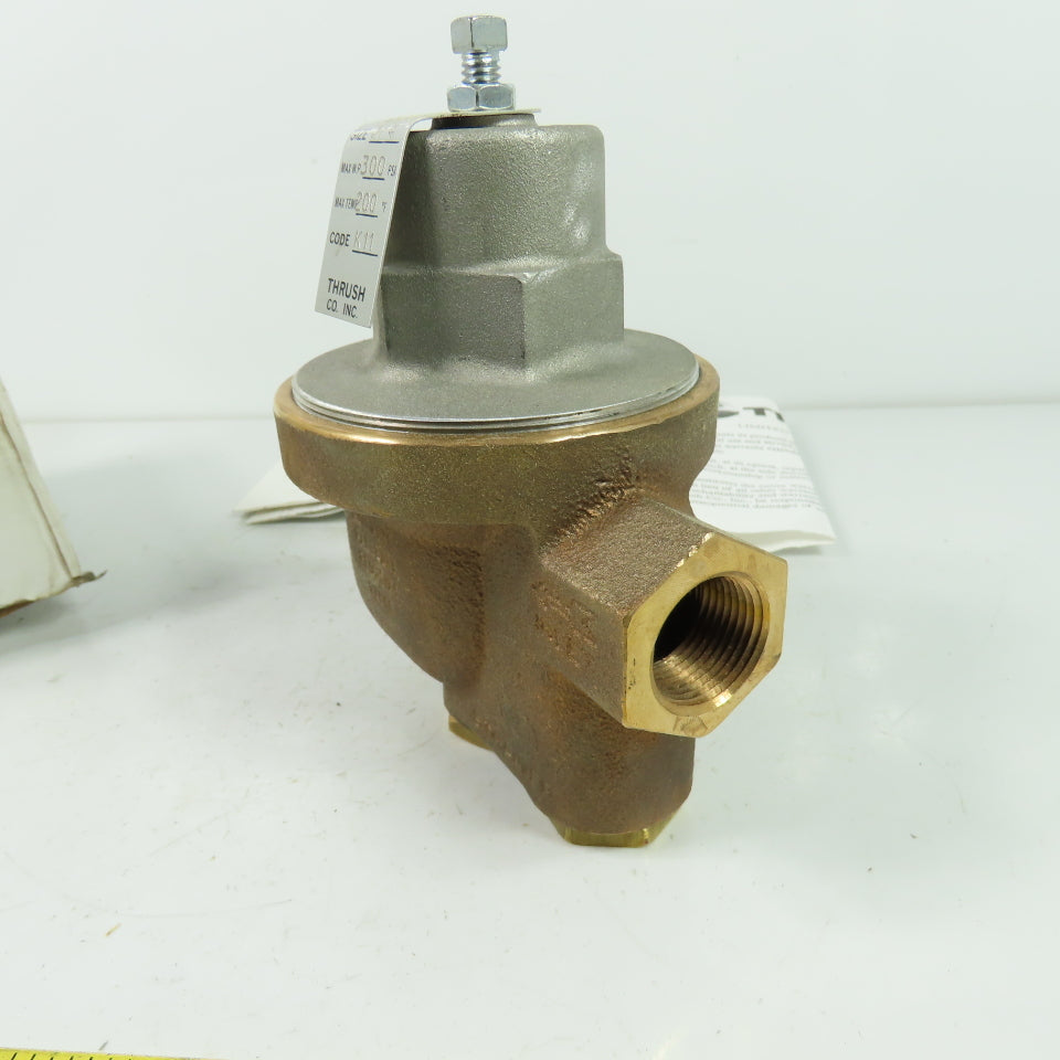 Thrush 417-20 60S 3/4 Bronze High Pressure Regulating Valve 300PSI 200° Temp K11