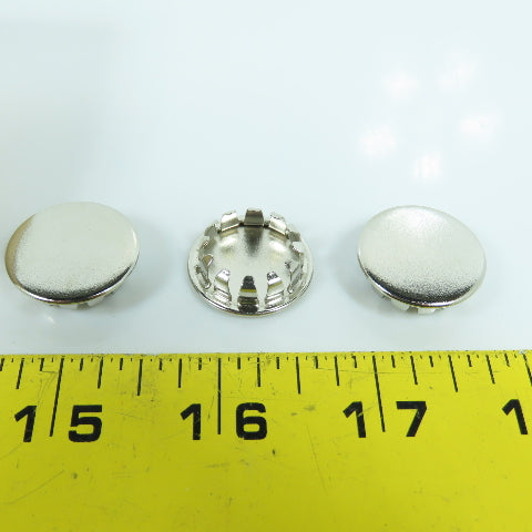 Lasar 9563K45 3/4" Nickel Plated Steel Finishing Snap-In Plugs For Panels Lot/50