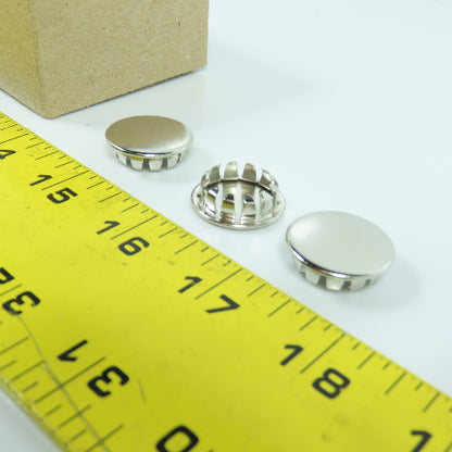 Lasar 9563K45 3/4" Nickel Plated Steel Finishing Snap-In Plugs For Panels Lot/50