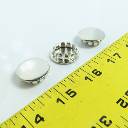 Lasar 9563K45 3/4" Nickel Plated Steel Finishing Snap-In Plugs For Panels Lot/50