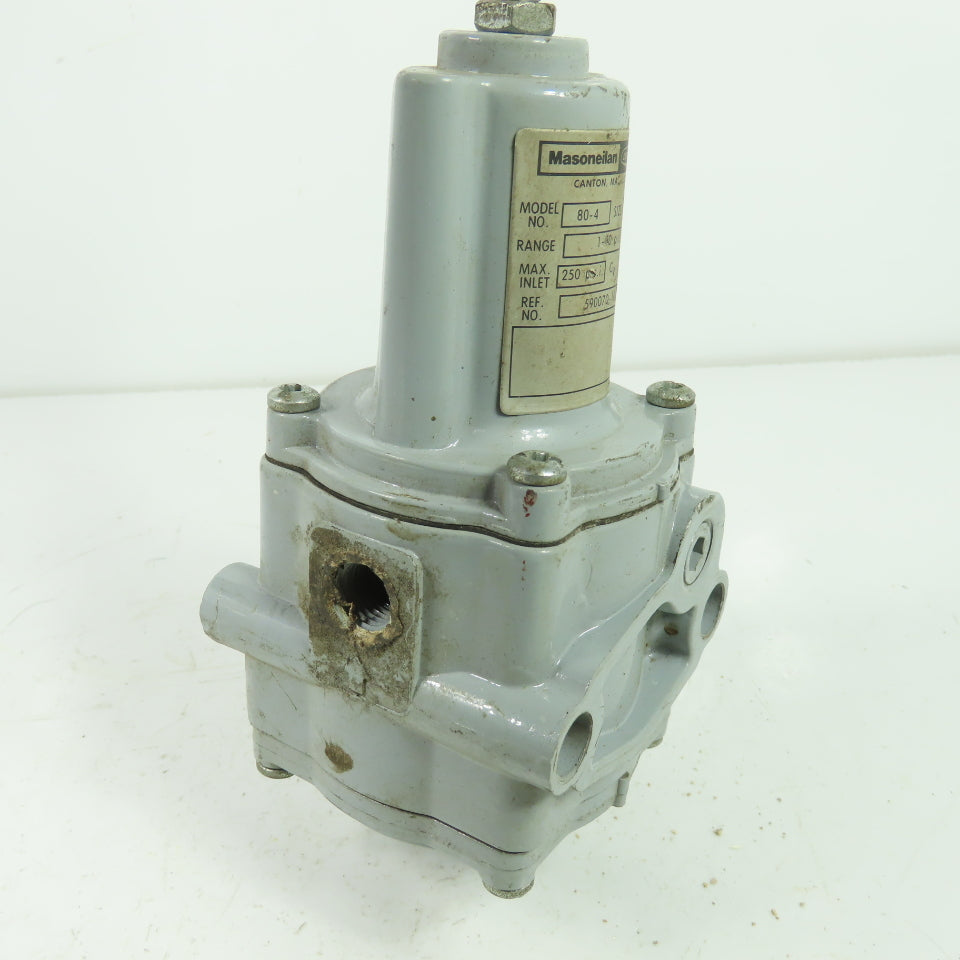 Masoneilan Dresser 80-4 Pneumatic Regulator 1/4" NPT 250PSI Max Inlet