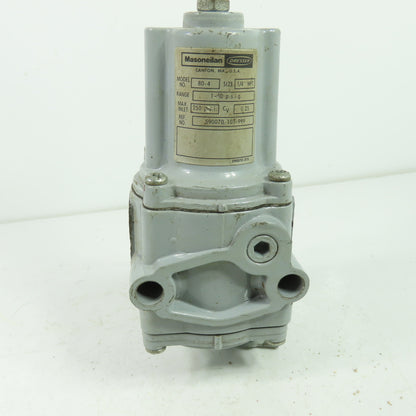 Masoneilan Dresser 80-4 Pneumatic Regulator 1/4" NPT 250PSI Max Inlet