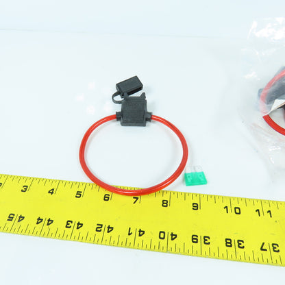 InstallGear IGATC30-12 Inline Fuse Holder Socket 10AWG+ 30A Blade Fuse Lot Of 12