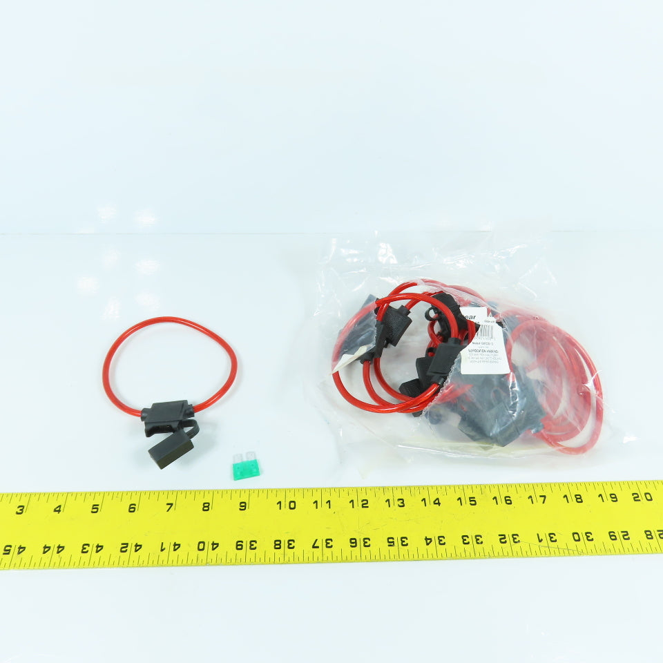 InstallGear IGATC30-12 Inline Fuse Holder Socket 10AWG+ 30A Blade Fuse Lot Of 12