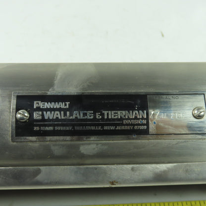 Wallace & Tiernan NPXF-86I Flow Meter Gauge 0-6 GPM-Water 3/4" NPT