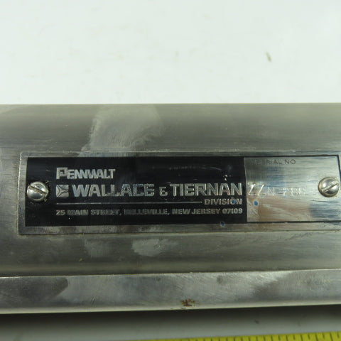 Wallace & Tiernan NPXF-86I Flow Meter Gauge 0-6 GPM-Water 3/4" NPT