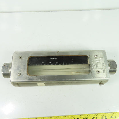 Wallace & Tiernan NPXF-86I Flow Meter Gauge 0-6 GPM-Water 3/4" NPT