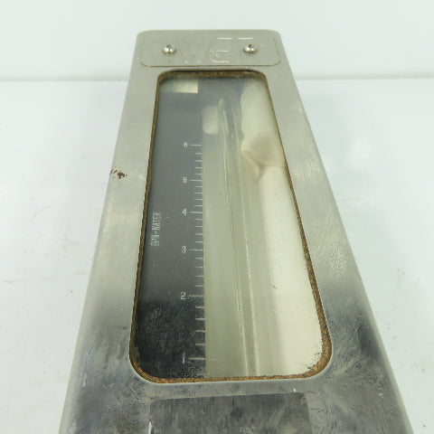 Wallace & Tiernan NPXF-86I Flow Meter Gauge 0-6 GPM-Water 3/4" NPT