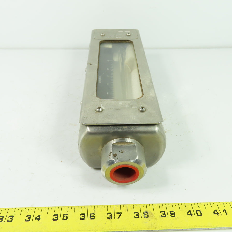 Wallace & Tiernan NPXF-86I Flow Meter Gauge 0-6 GPM-Water 3/4" NPT