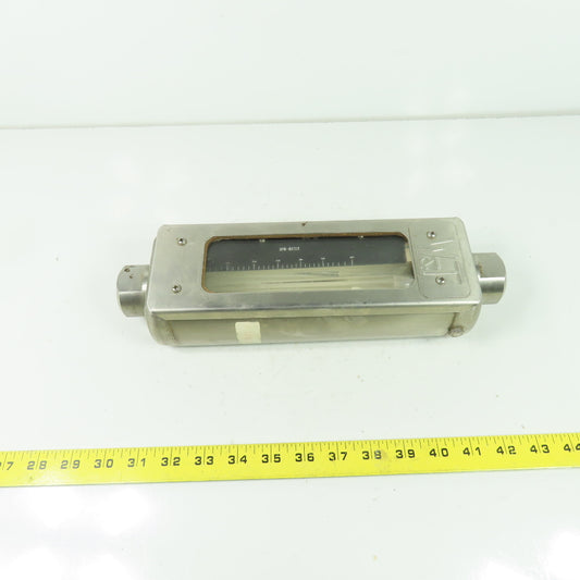 Wallace & Tiernan NPXF-86I Flow Meter Gauge 0-6 GPM-Water 3/4" NPT