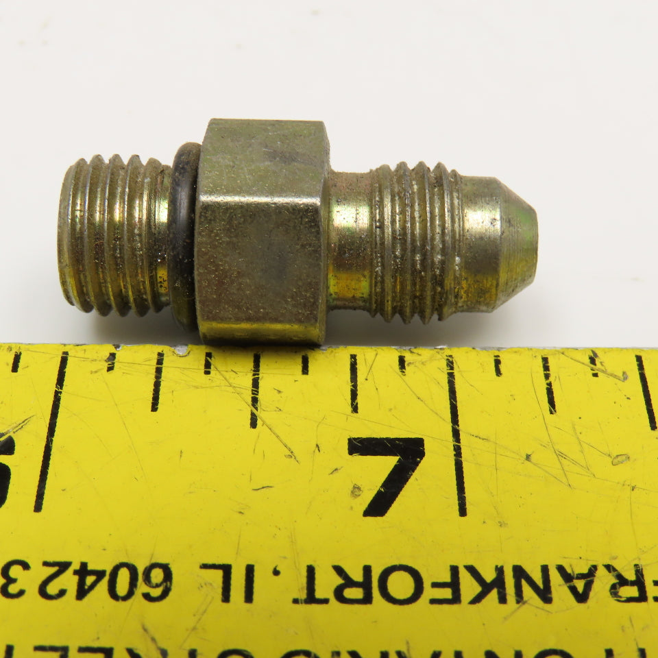 Parker 1/4" (-4) Male JIC x 1/4" (-4) ORB Male Straight Connector Lot Of 5