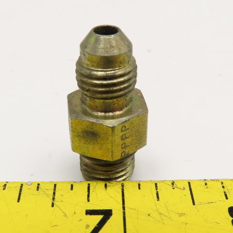 Parker 1/4" (-4) Male JIC x 1/4" (-4) ORB Male Straight Connector Lot Of 5