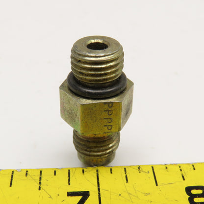 Parker 1/4" (-4) Male JIC x 1/4" (-4) ORB Male Straight Connector Lot Of 5