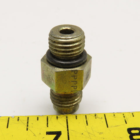 Parker 1/4" (-4) Male JIC x 1/4" (-4) ORB Male Straight Connector Lot Of 5
