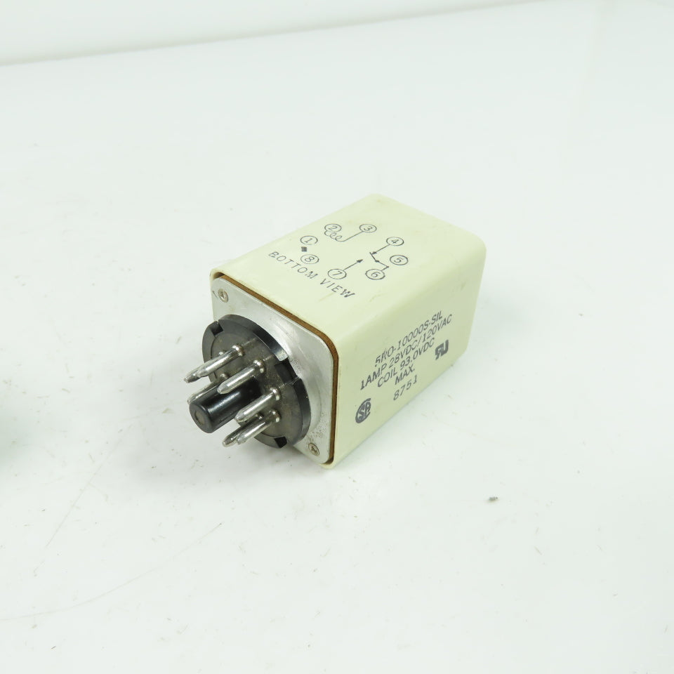 Sigma 5RO-10000S-SIL Relay 1A 28VDC 120VAC Coil 93.0VDC Lot Of 2