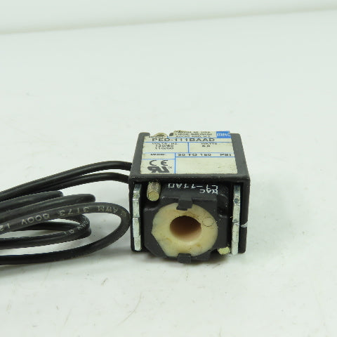 Mac PED-111BAAD Solenoid Valve Coil 120V 50/60Hz 30-150PSI