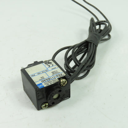 Mac PED-111BAAD Solenoid Valve Coil 120V 50/60Hz 30-150PSI