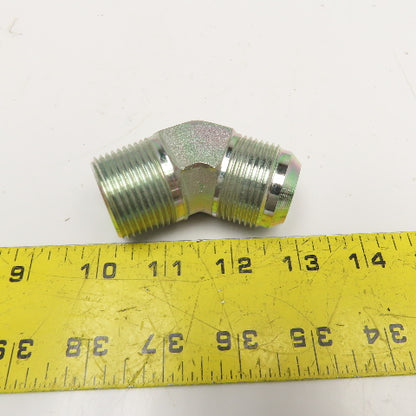 Parker 1" (-16) JIC Male x 1" NPT Male Elbow 45°