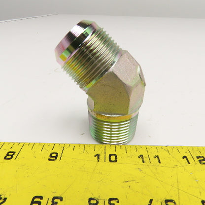 Parker 1" (-16) JIC Male x 1" NPT Male Elbow 45°