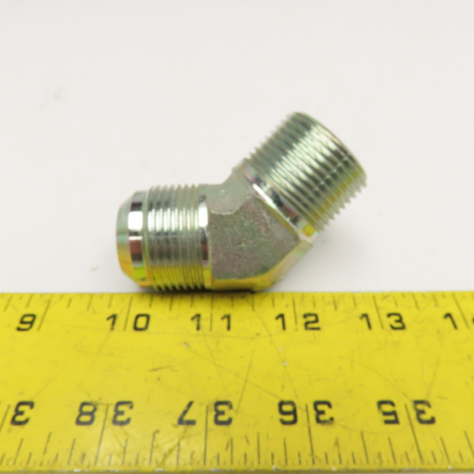 Parker 1" (-16) JIC Male x 1" NPT Male Elbow 45°