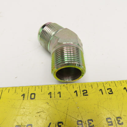 Parker 1" (-16) JIC Male x 1" NPT Male Elbow 45°