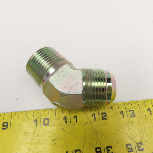 Parker 1" (-16) JIC Male x 1" NPT Male Elbow 45°