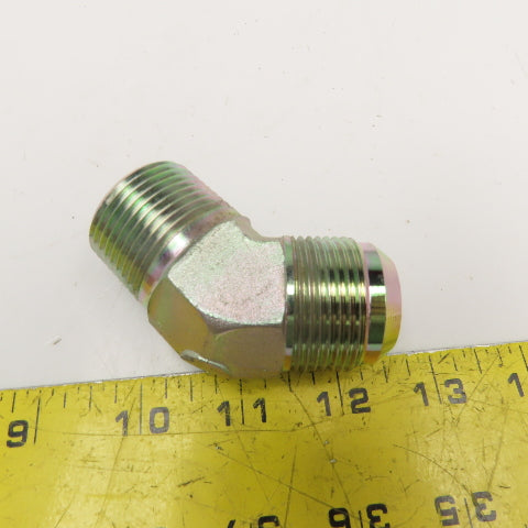 Parker 1" (-16) JIC Male x 1" NPT Male Elbow 45°
