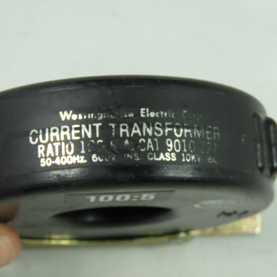 Westinghouse 9010-227 Current Transformer Ratio 100:5 50-400Hz 600V