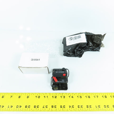 ECT636-1 Waterproof 60A Circuit Breaker Inline Fuse Holder 12-48VDC RV Auto