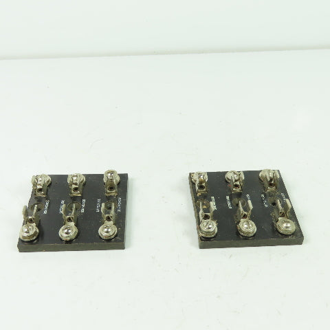 Littlefuse 356 3 Pole Fuse Holder Block lot Of 2