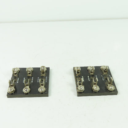 Littlefuse 356 3 Pole Fuse Holder Block lot Of 2