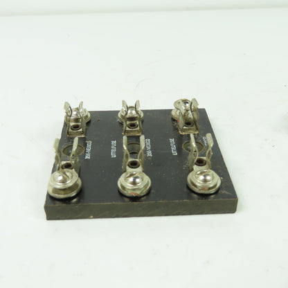 Littlefuse 356 3 Pole Fuse Holder Block lot Of 2