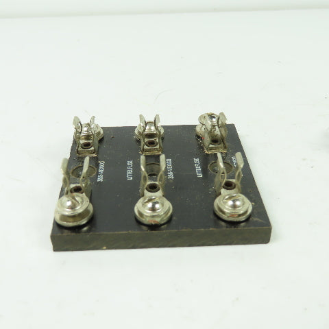 Littlefuse 356 3 Pole Fuse Holder Block lot Of 2
