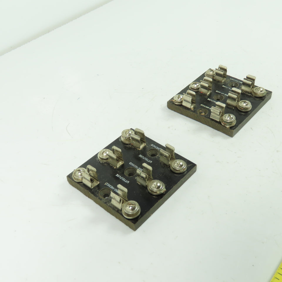 Littlefuse 356 3 Pole Fuse Holder Block lot Of 2