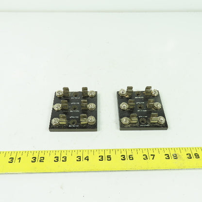 Littlefuse 356 3 Pole Fuse Holder Block lot Of 2
