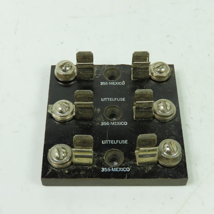 Littlefuse 356 3 Pole Fuse Holder Block lot Of 2