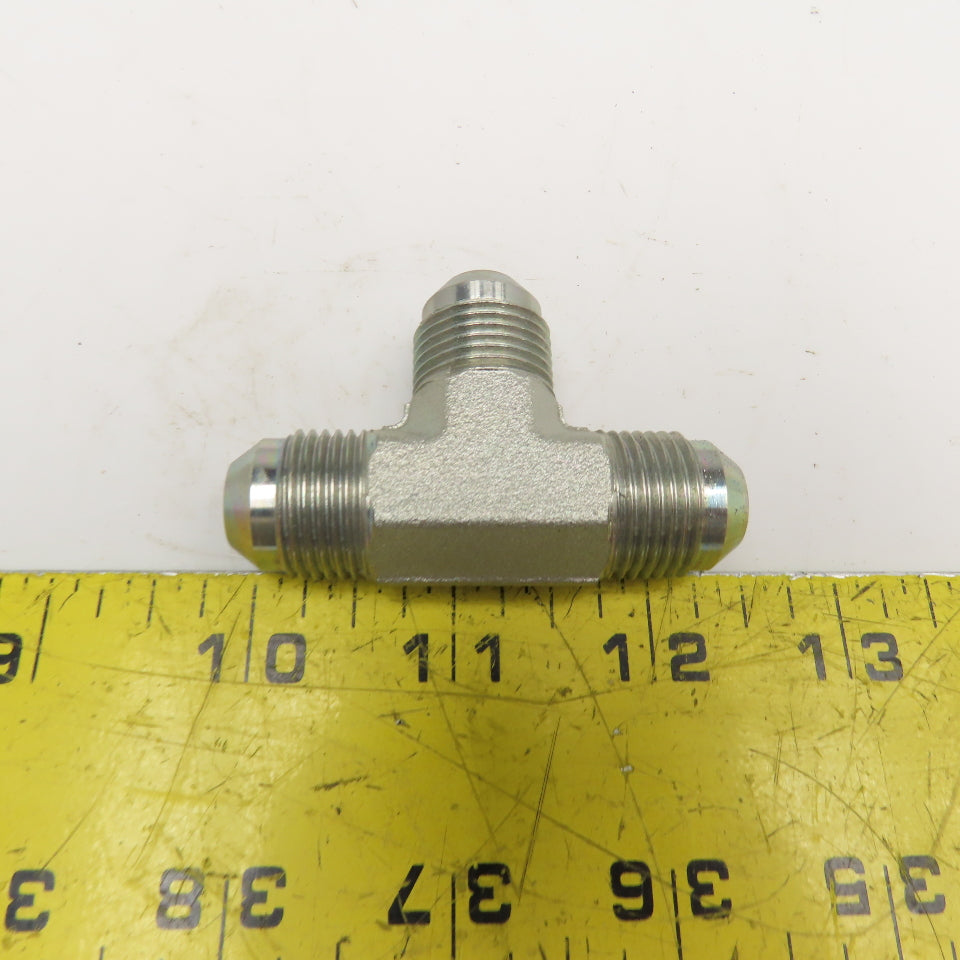 Parker 1/2" (-8) JIC Male Tee 3/4"-16 Thread Lot Of 5