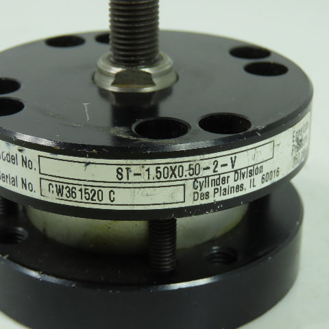 Lin-Act ST-1.50X0.50-2-V Pneumatic Cylinder 1.50" Bore 0.50" Stroke 250PSI