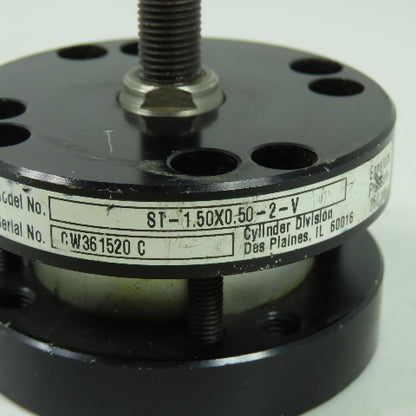 Lin-Act ST-1.50X0.50-2-V Pneumatic Cylinder 1.50" Bore 0.50" Stroke 250PSI